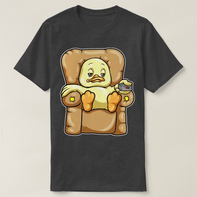 Anka vid g ut på Soffa T Shirt (Design framsida)