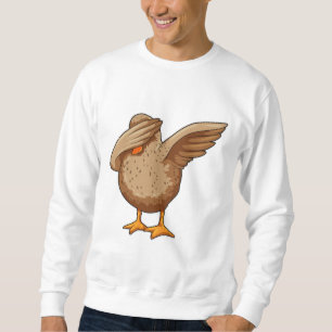 Anka vid Hip hop Dance Dab Lång Ärmad Tröja