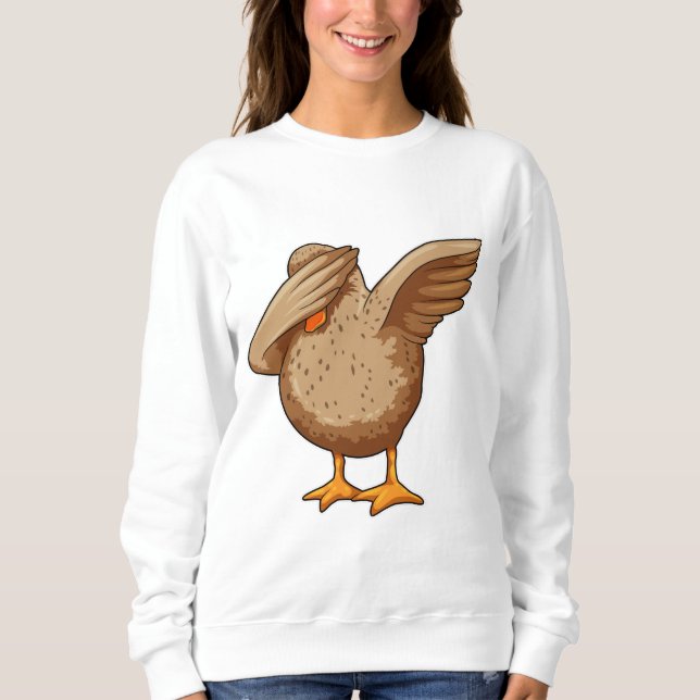 Anka vid Hip hop Dance Dab T Shirt (Framsida)