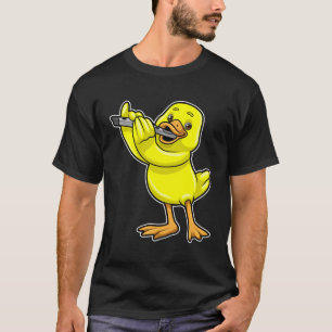 Anka vid Music med Flute T Shirt