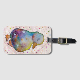 Anka vid namn Rainbow Bagagebricka