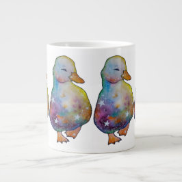Anka vid namn Rainbow Jumbo Mugg