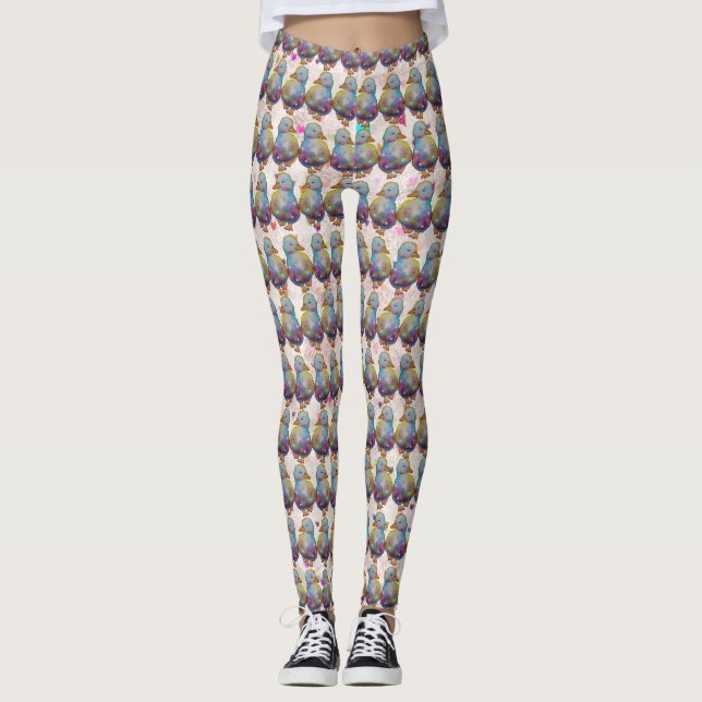 Anka vid namn Rainbow Leggings (Framsida)