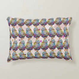 Anka vid namn Rainbow Prydnadskudde