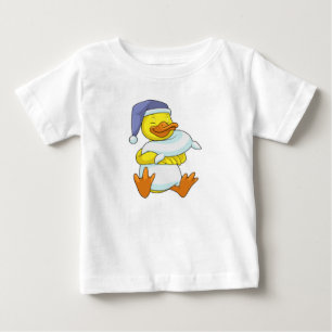 Anka vid sömnning med nightcap t shirt