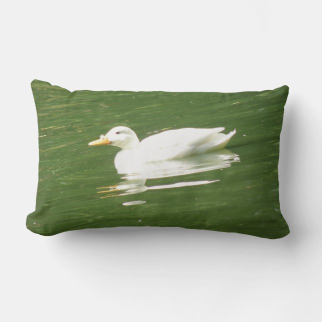 Anka vid Vatten Pillow Lumbarkudde (Framsida)