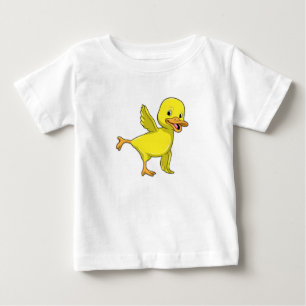 Anka vid Yoga Stretching-övning T Shirt