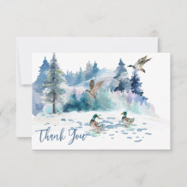 Anka Woodland Forest Nature Tack Kort