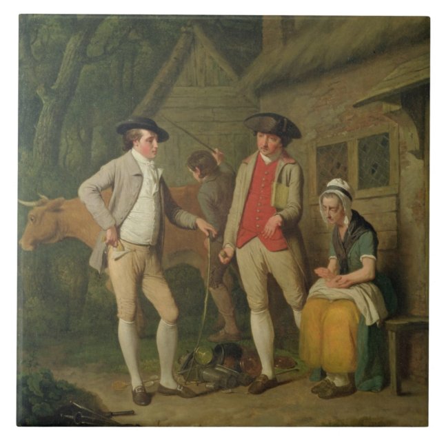 Änkacostards ko och godor som utmätas för Taxe Kakelplatta (Framsidan)