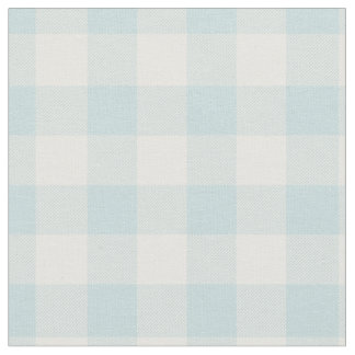 Ankäggsblå och vit rutig gingham tyg