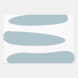 Ankäggsblått och vit Abstrakt