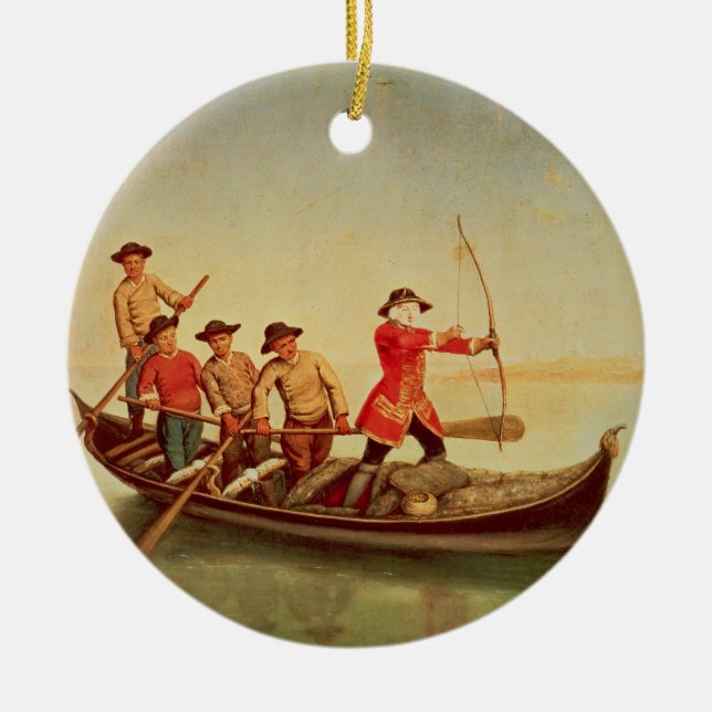 Ankajakten Julgransprydnad Keramik (Framsidan)