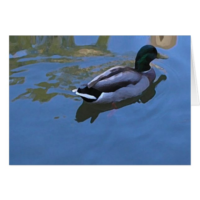 Ankakort Hälsningskort (Framsidan Horizontal)