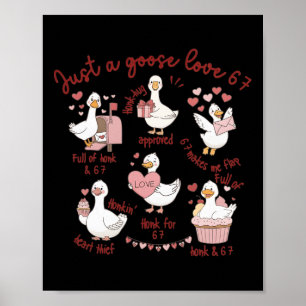 Ankälskling 67 Gås Valentine Älskare Rolig Alla Hj Poster