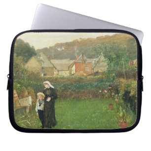 Änkan, 1895 (olja på kanfas) laptop fodral