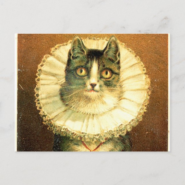 Änkan av Frederick Dielman, typisk Kitch-konst Vykort (Framsida)