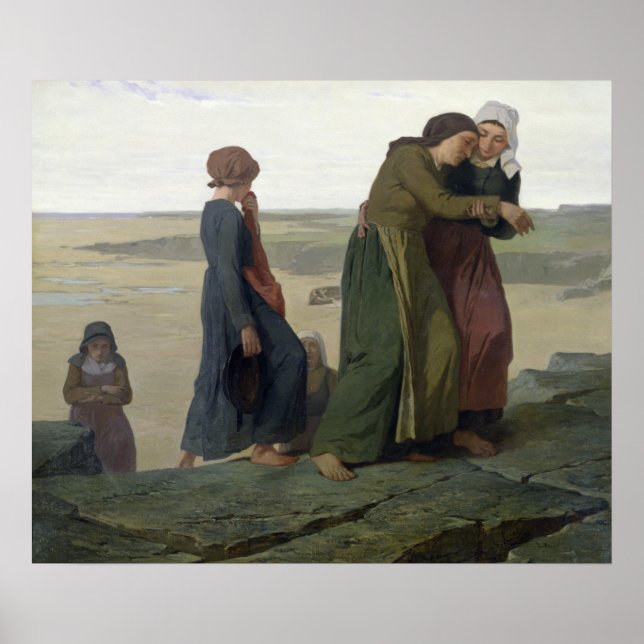 Änkan eller fiskarens familj poster (Framsidan)
