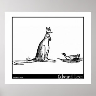 Ankan och kängurun poster