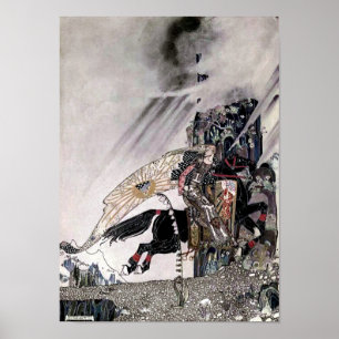 Änkans son av Kay Nielsen Print Poster