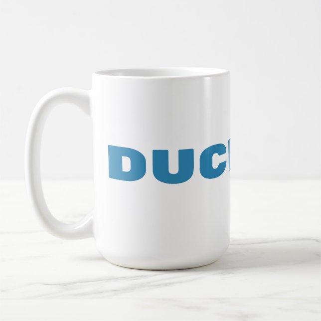 ANKAR DIG Rolig Snällig Anka  Kaffemugg (Vänster)