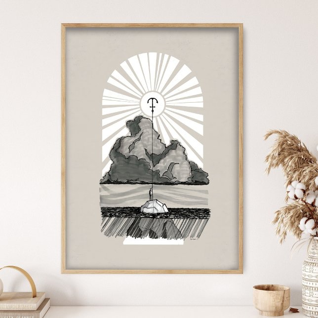 Ankar-Jesus Konst, Kristus den säkra och stadiga a Poster (Skapare uppladdad)