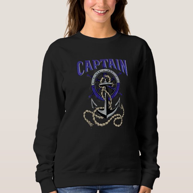 Ankar Kapten För Båten  1 T Shirt (Framsida)