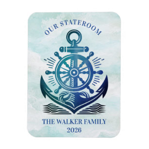 Ankar Kryssningsfartyg Stateroom Magnet