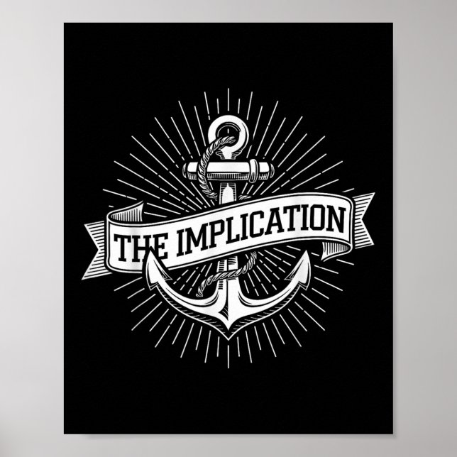 Ankar Marin Implikationen Nautilus Segling G Poster (Framsidan)