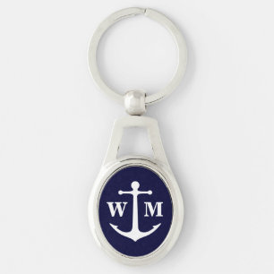 Ankar Monogram Metall Nyckelring