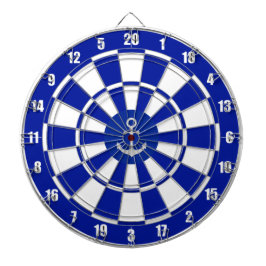 Ankar på marinblå och vit Dart Board Darttavla