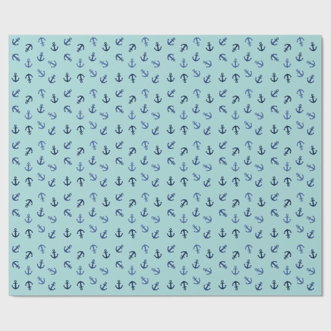 Ankar sommar presentpapper (Platt)