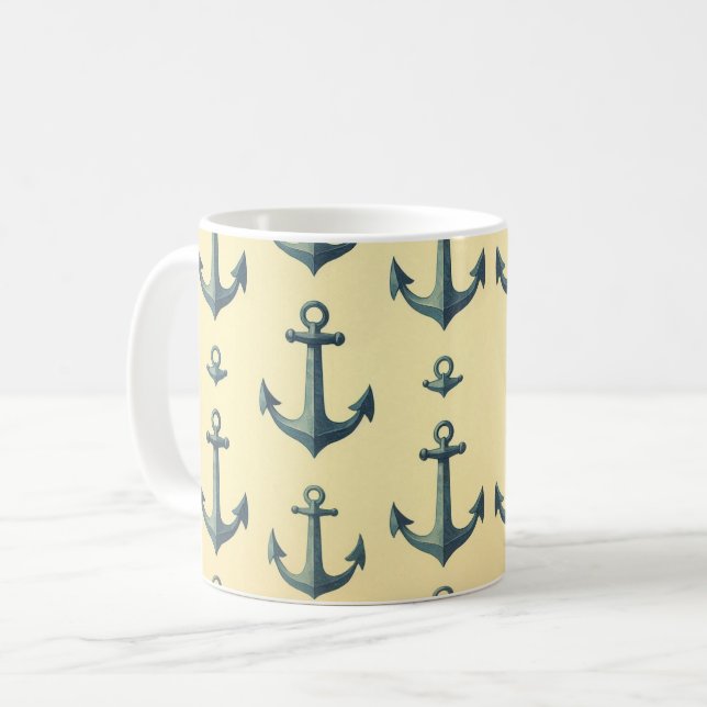 Ankar upp! kaffemugg (Framsida vänster)