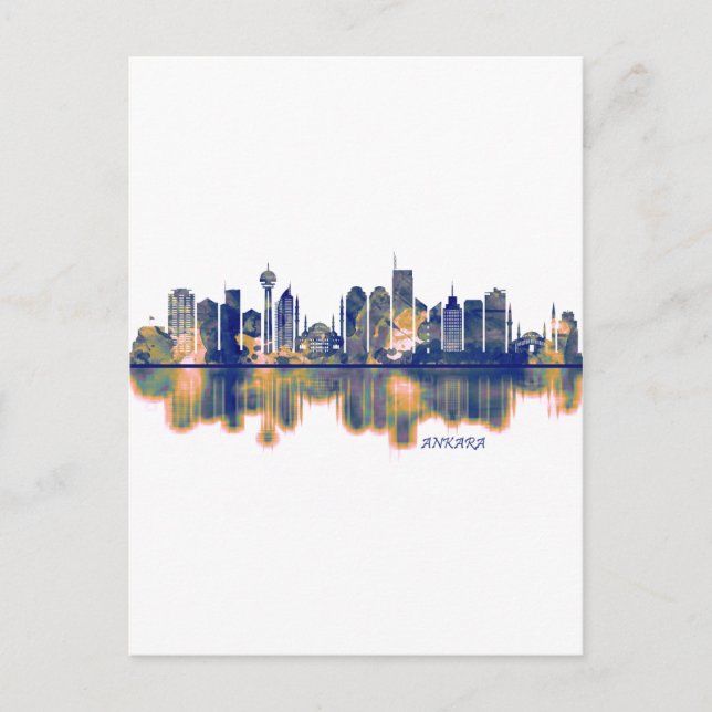 Ankara Skyline Helg Vykort (Framsida)