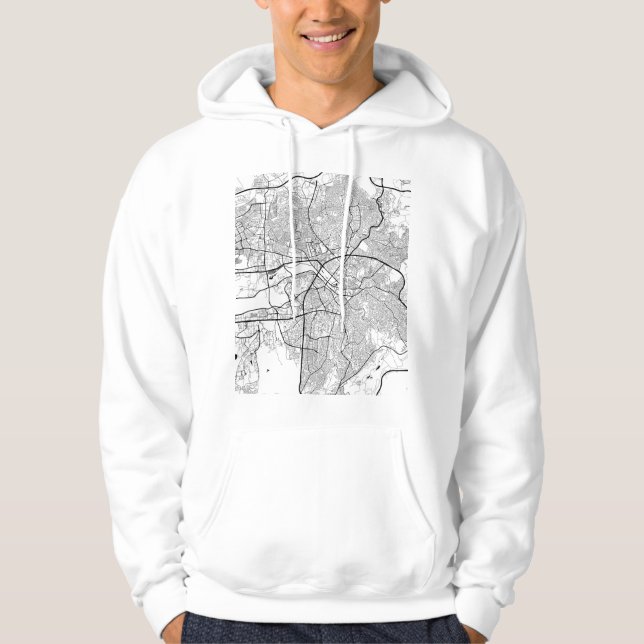 Ankara Turkiet Karta Hoodie (Framsida)