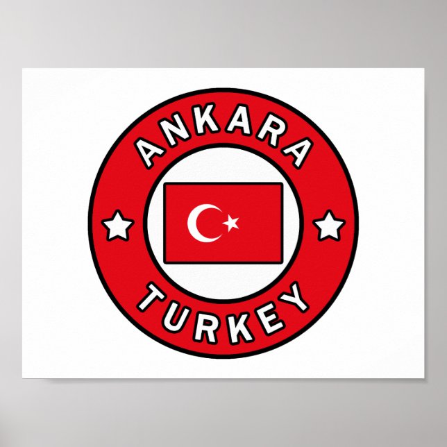 Ankara Turkiet Poster (Framsidan)