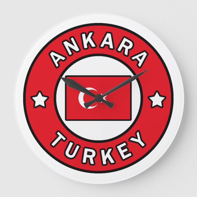 Ankara Turkiet Stor Klocka (Framsida)