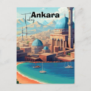 Ankara Turkiet väggkonst - Turkiet, Ankara tryck, Vykort
