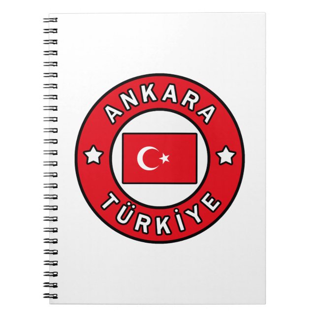 Ankara Türkiye Anteckningsbok (Framsidan)