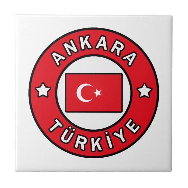 Ankara Türkiye Kakelplatta (Framsidan)