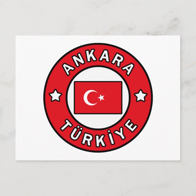 Ankara Türkiye Vykort (Framsida)