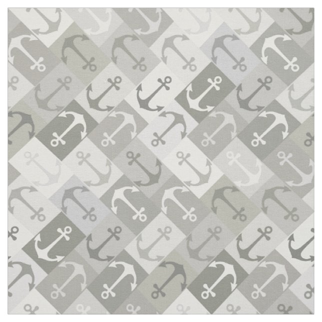 ankare herringbone mono tyg (Provkarta)