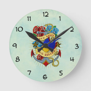 Ankare, Svälj och Ro Rund Klocka