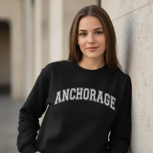 ANKARETSE Universitetsstilsvärmare Högskola Lång Ärmad Tröja