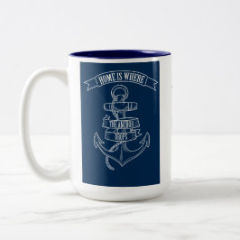 Ankarhem är den plats där Anpassningsbarna Fästpun Två-Tonad Mugg