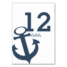 Ankarkort för Bordsnummer
