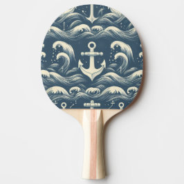 Ankarna djupt ner pingisracket