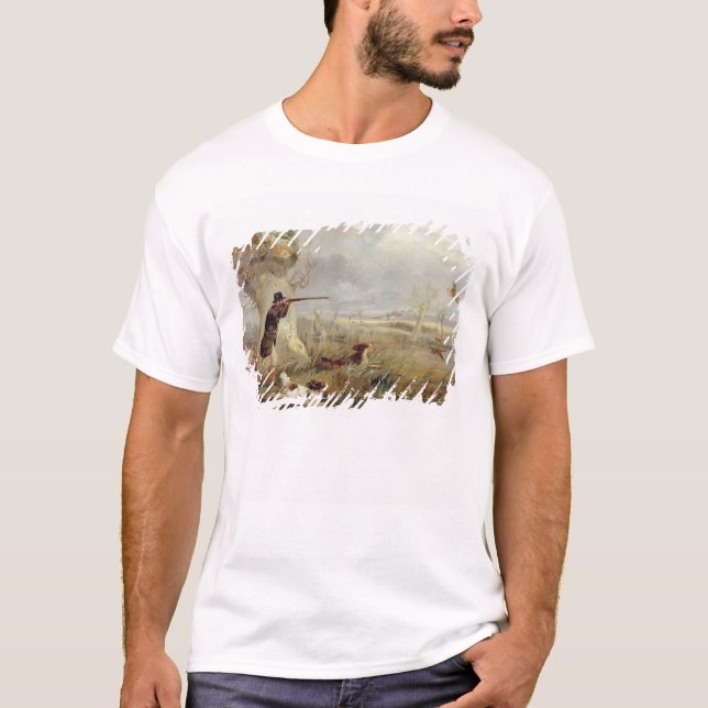 Ankaskytte (olja på kanfas) tee shirt (Framsida)