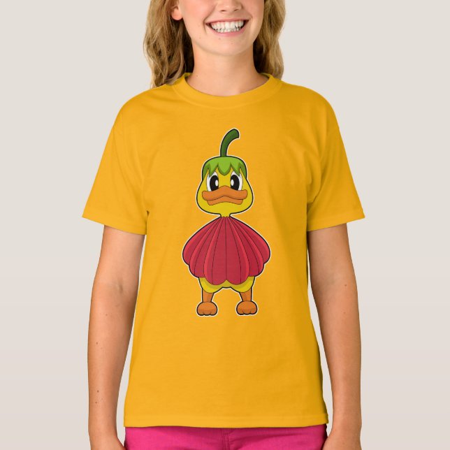 Ankblomma T Shirt (Framsida)