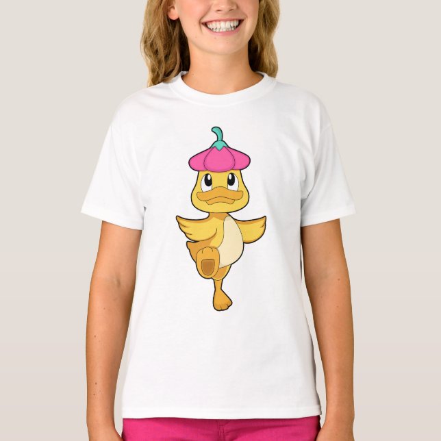 Ankblomma T Shirt (Framsida)