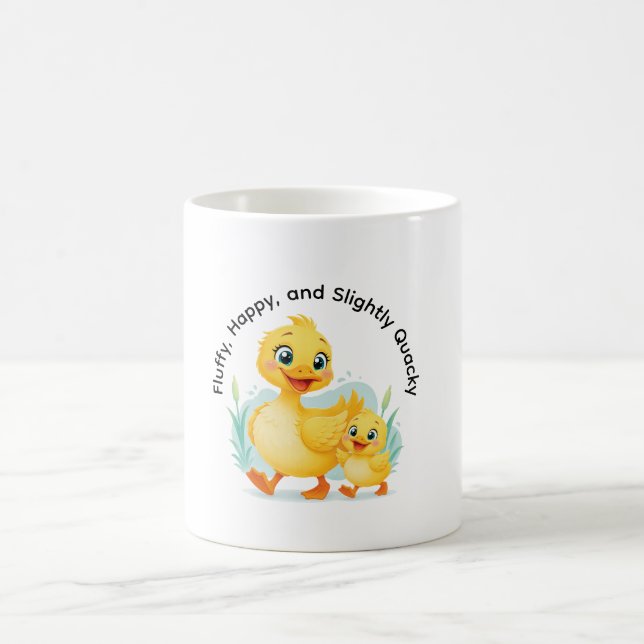 Ankduon av lycka kaffemugg (Center)